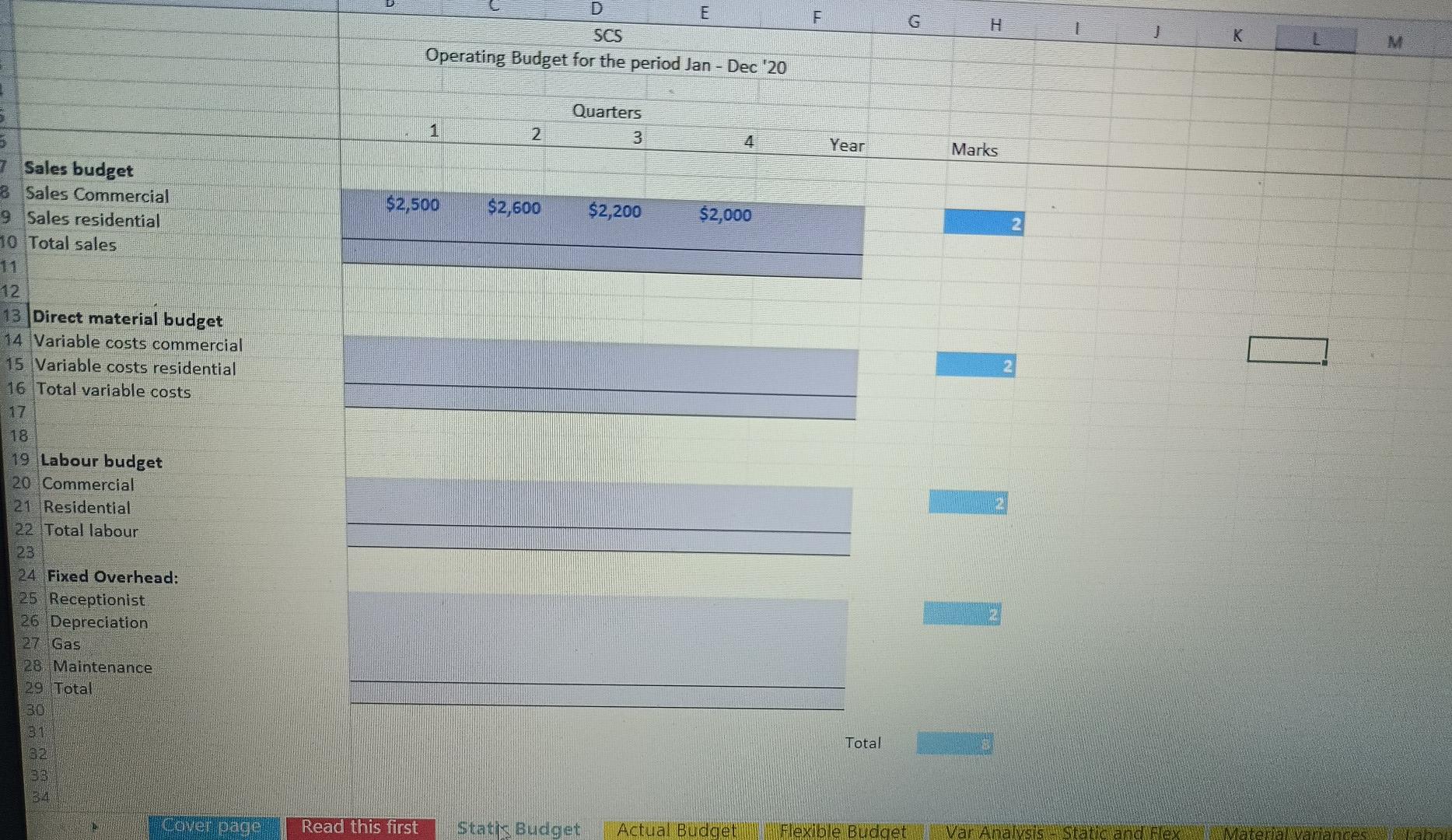 to pay the invoice. Sales volume can vary from one quarter to