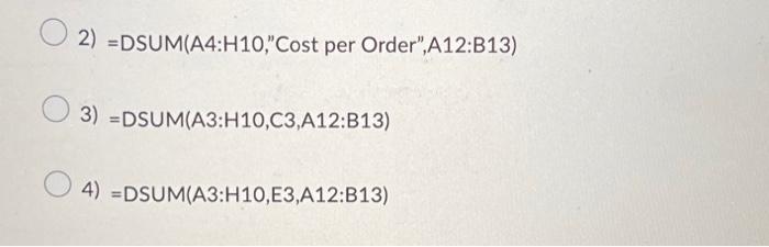 is a spreadsheet of purchase orders for a computer hardware retailer. Which