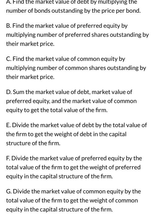 and have been tasked with considering the following information and estimating the