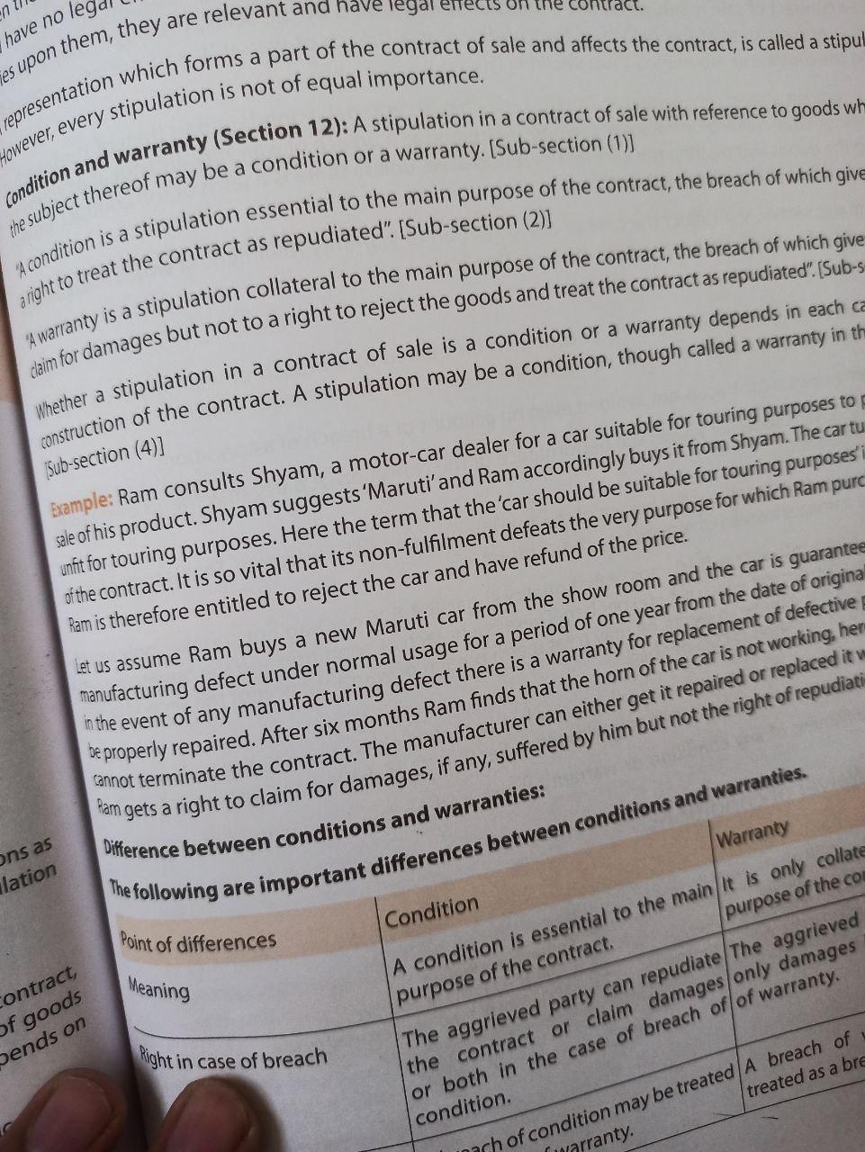 only be treated as a breach of warranty and not as a