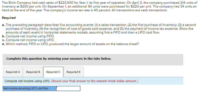 September 1, an additional 161 units were purchased for $220 per unit.