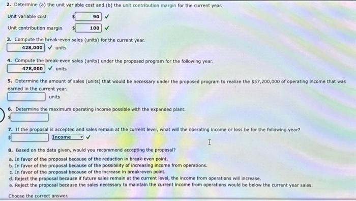 full capacity, sold 1,000,000 units at a price of \\( \\$ 190