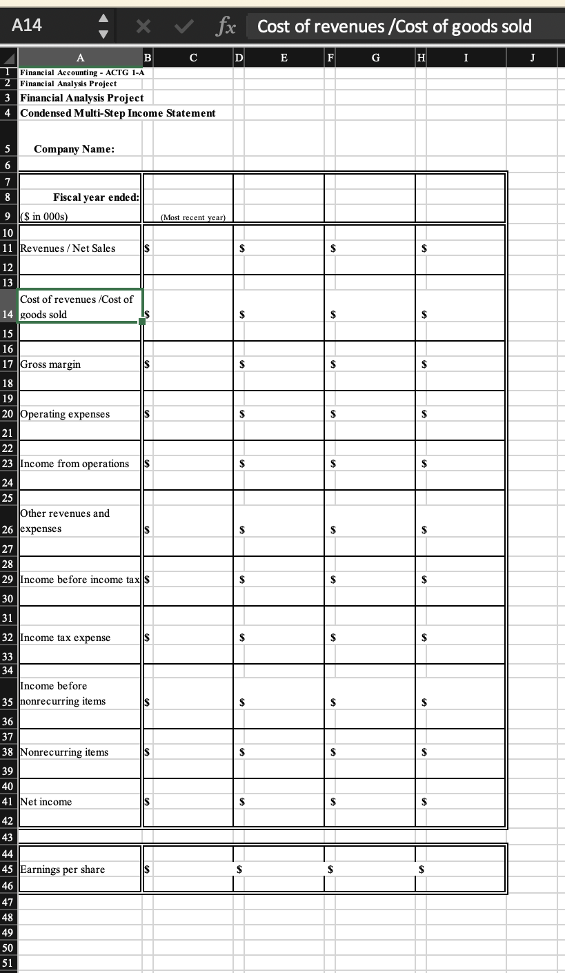statement. Prepare summarized corporate income statements using trend analysis and common-size statement