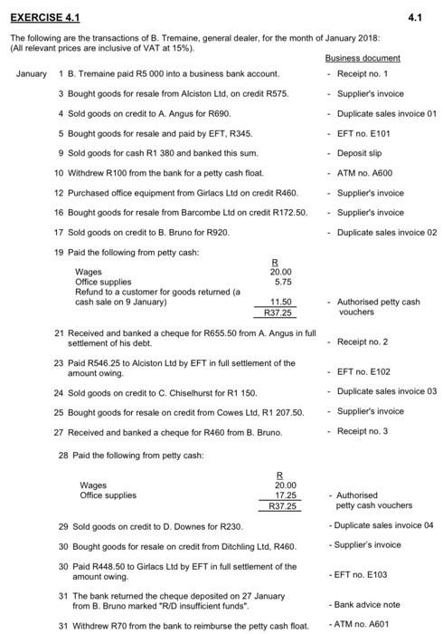 please answer the required (a,b,c and d) ASAP 20.00 5.75 vouchers EXERCISE