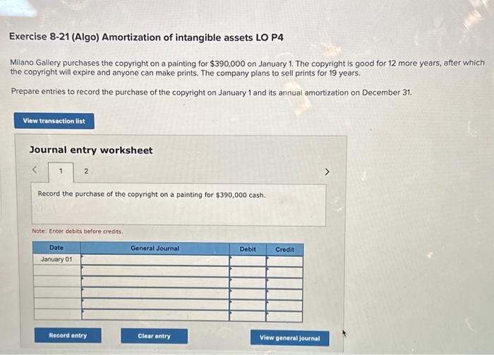 cash price of $820,000. The estimated market values of the purchased assets