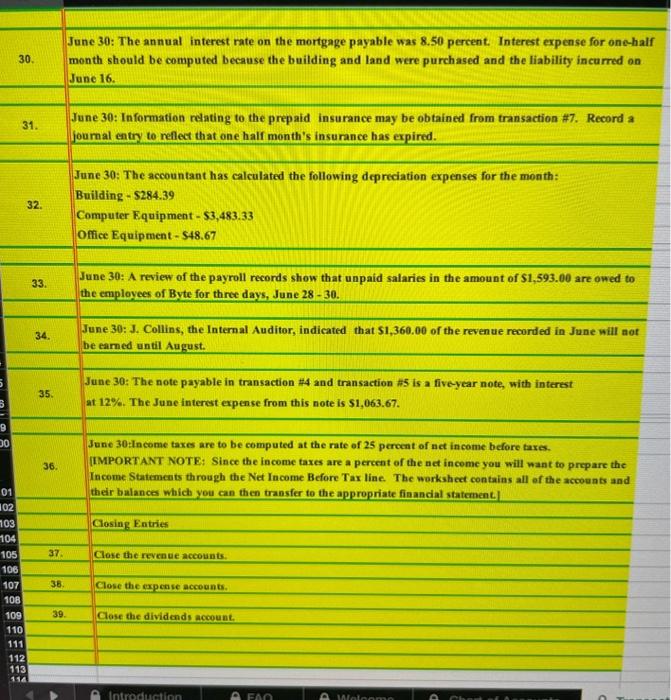 Office Equip 1212 Aceum. Depr.-Office Equip. 1311 Computer Equip. 1312 Accum. Depr.-Computer