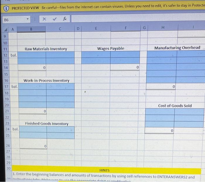 May 31, 2018 5 flaw Materials twentory $25,000 Work in Process inventory