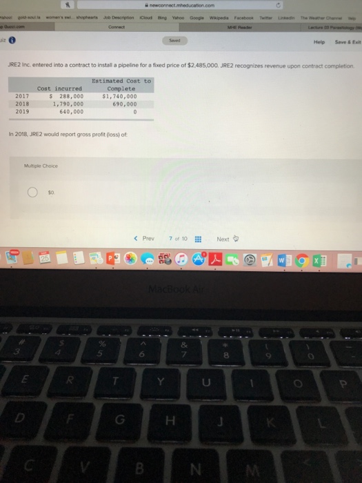  Help Save & Exit JRE2 Inc. entered into a contract to