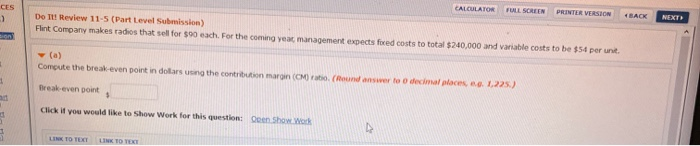  CES CALCULATOR FULL SCREEN PRINTER VERSION BACK NEXT Do It! Review