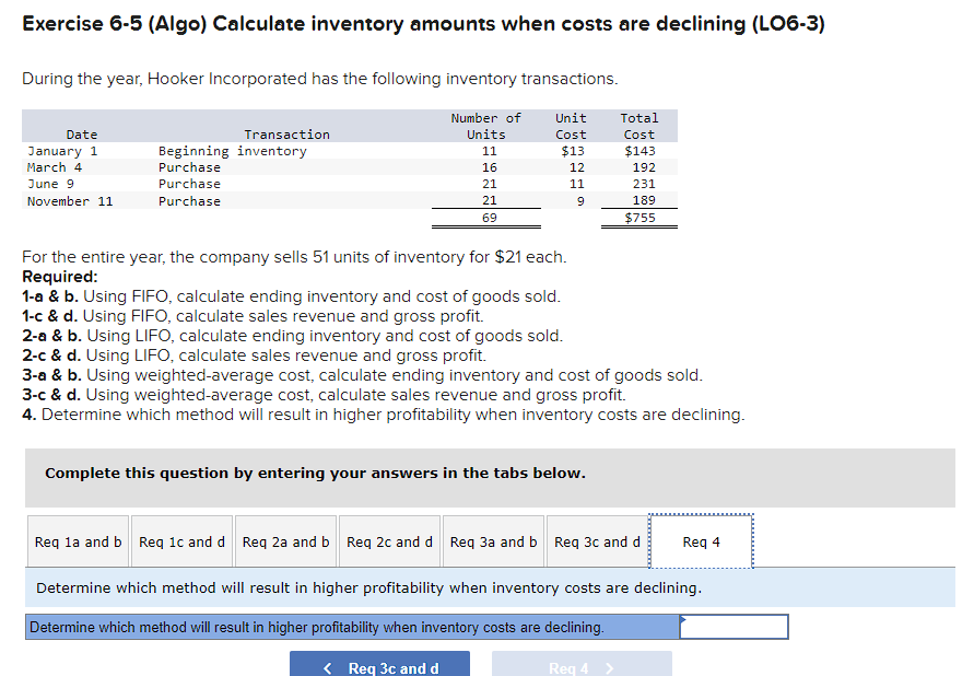 , income statemer Required: Prepare a multiple-step income statement. Exercise 6-4 (Algo)
