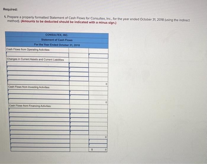 from Comparative Balance Sheets and Income Statements (LO 12-1, LO 12-2, LO