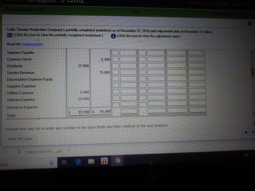 (Cick the icon to view the partialy comptedeCick the con to view