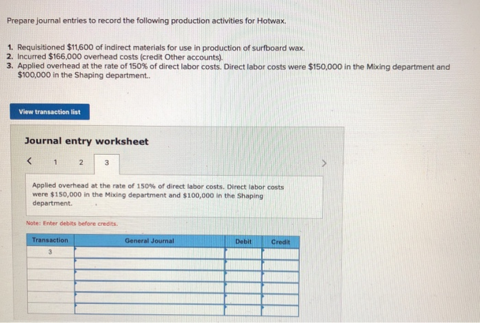 direct labor in its Mixing department and $50,000 of direct labor in