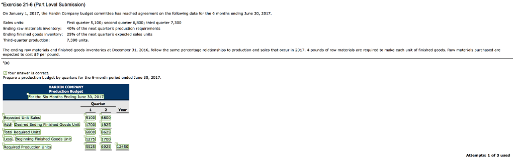 Please do Part B "Exercise 21-6 (Part Level Submission) On Jenuery 1,
