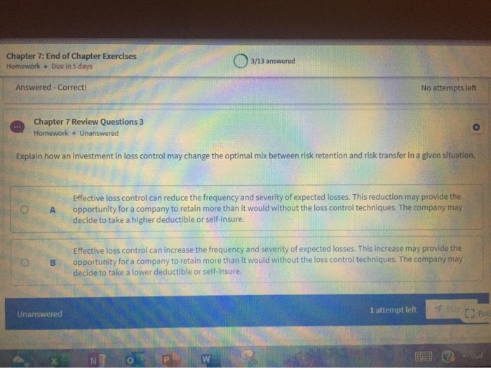  Chapter 7: End of Chapter Exercises Homework . Due in 5