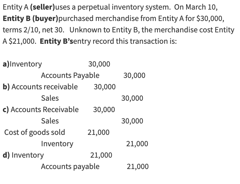  After working through this problem, the answer I get is: Accounts