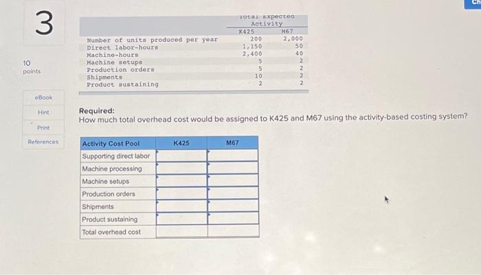 (Algo) Second-Stage Allocation (L07-4) 10 points eBook Klumper Corporation is a diversified