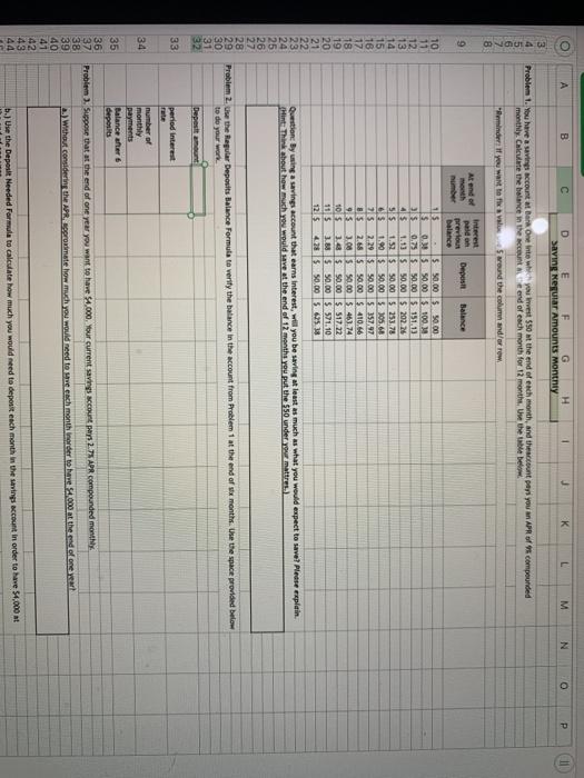 regular Amounts Month Problem the Bar One while we deschmuth, APR of