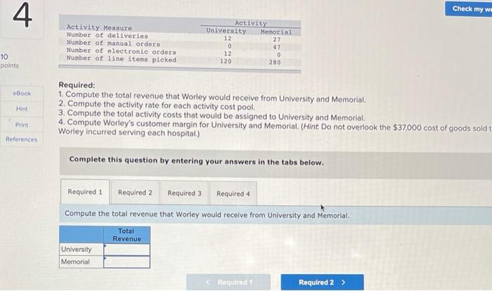 following six activity cost pools and activity rates: Activity Cost Pool Activity