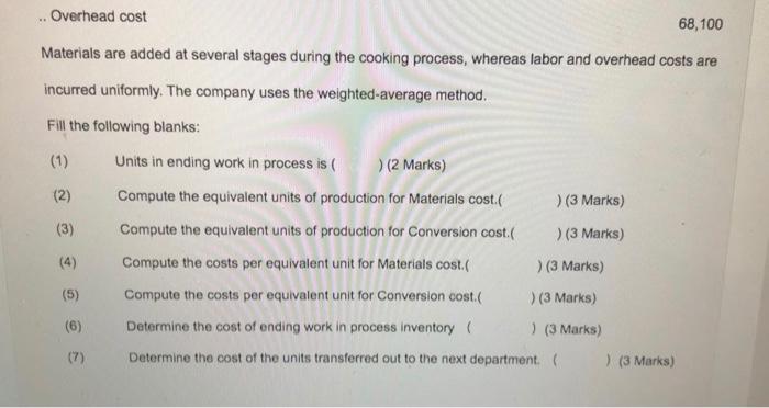 Builder Products, Inc., manufactures a caulking compound that goes through three processing