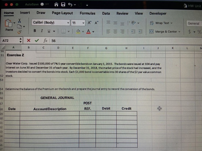  HW Unit AutoSaver Insert Draw s Page Layout . Formulas Home
