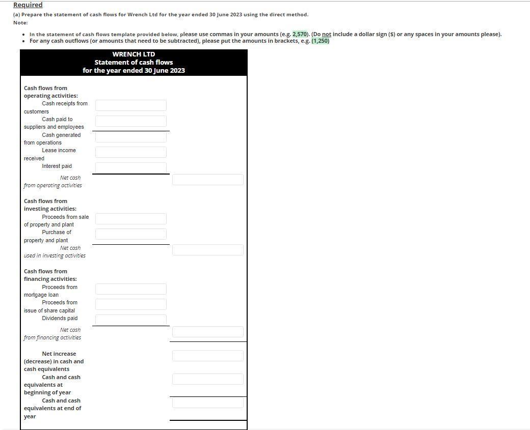 depreciation expense on plant and insurance expense of $4,000. 2. All sales