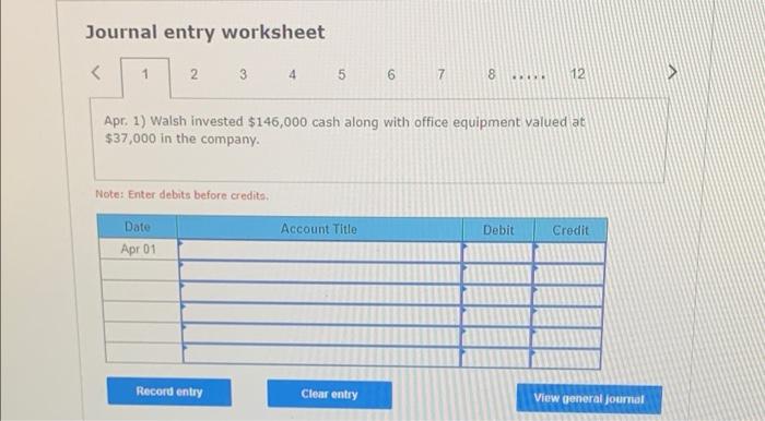 Thumbs up for the chart! Journal entry worksheet