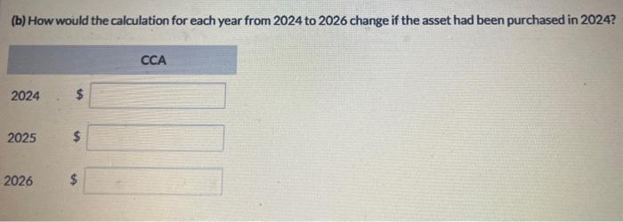 purchased an asset at a cost of $45,000 on March 1, 2023.