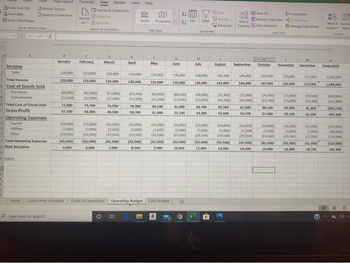 Sicer Help Share oSave cash flow budget Upload Pending Home Insert Draw