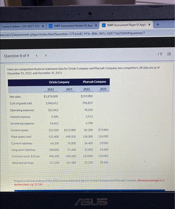  Course Content - 212-ACCT-210 X + NWP Assessment Builder Ul App