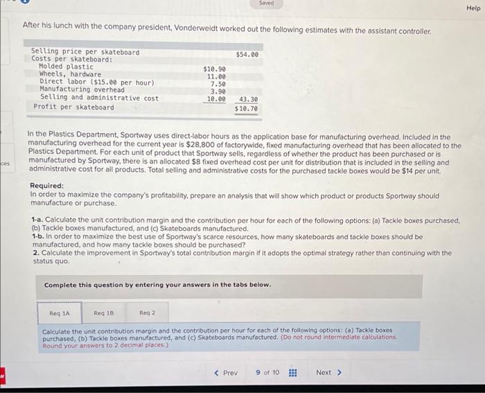 the production manager for Sportway, had requested to have lunch with the