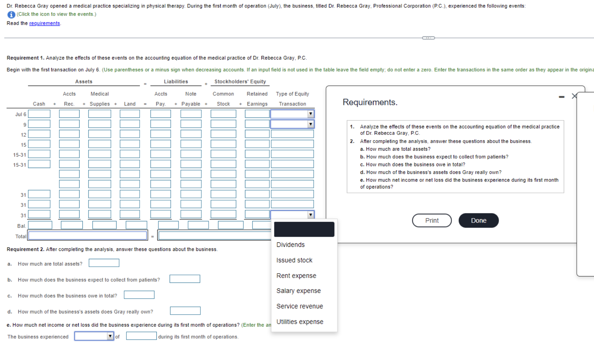  1. Fill out the chart 2. Answer questions Show all imagesShow