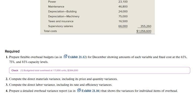 $16 per direct labor hour) is based on a predicted activity level