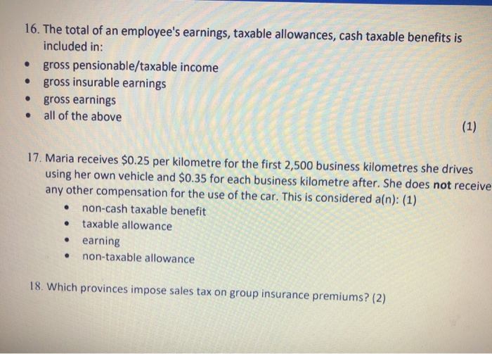 please help in question 16,17,note question 18 is in canada provinces 16.
