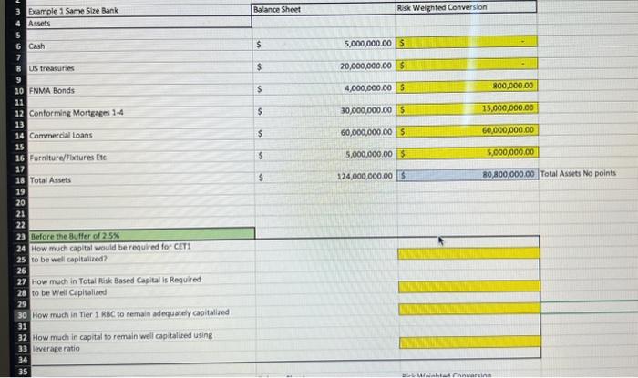  This is all information given