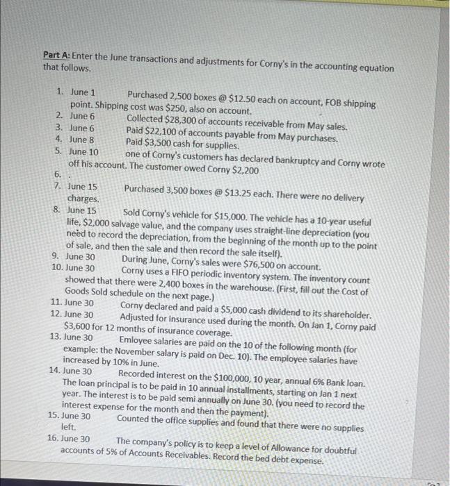  i need a balance sheet on this information please here is