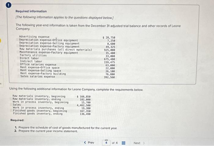  please answer both required forms. Thank you! Required information [The following
