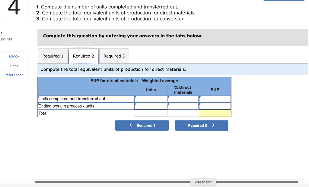 with information for the mixing department. The company uses the weighted average