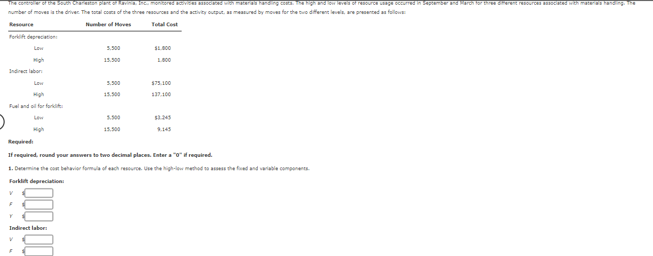  Print Item Question Content Area High-Low Method, Cost Formulas The controller