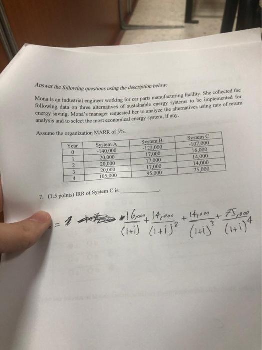  Answer the following questions using the description below: Mona is an