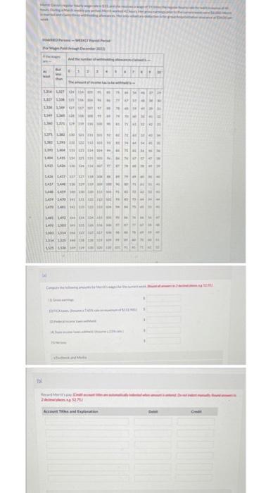 Please answer a and b WWE FEE . . AS HEM LOCAL