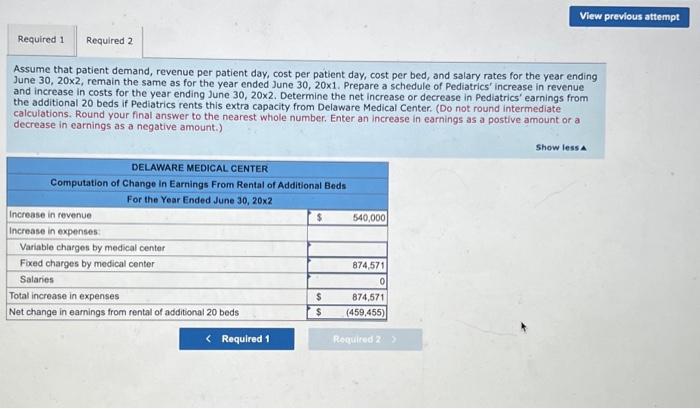 space and beds to separately owned entities rendering specialized services, such as