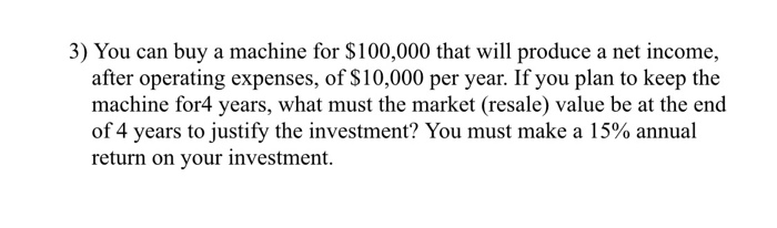 answer and then write the answer below it. Example: You put $100