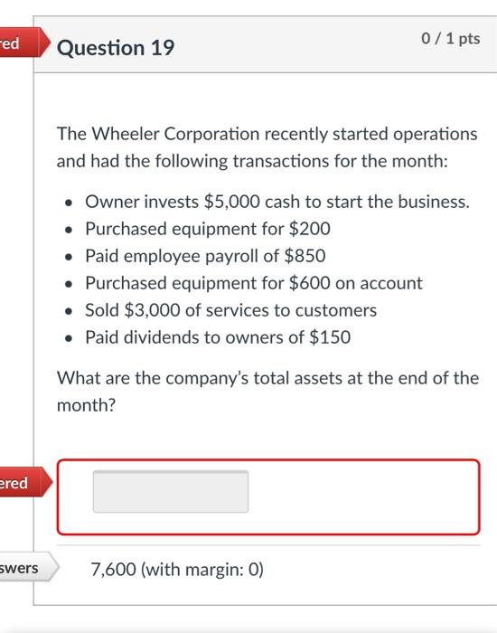  The correct answer is 7600, please explain step by step Fed