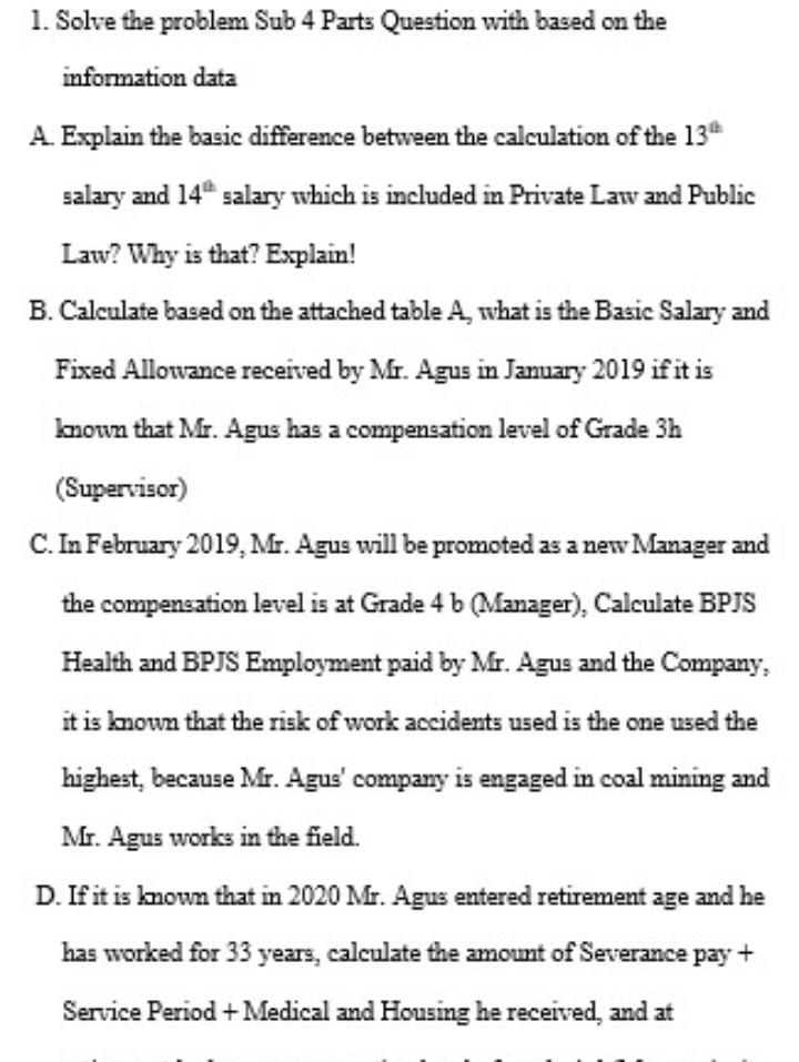  MANAGEMENT QUESTION. Thanks in advance. 1. Solve the problem Sub 4