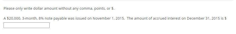 Please only write dollar amount without any comma, points, or $.