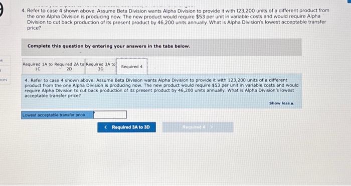 Would you expect any disagreement between the two divisional managers over what