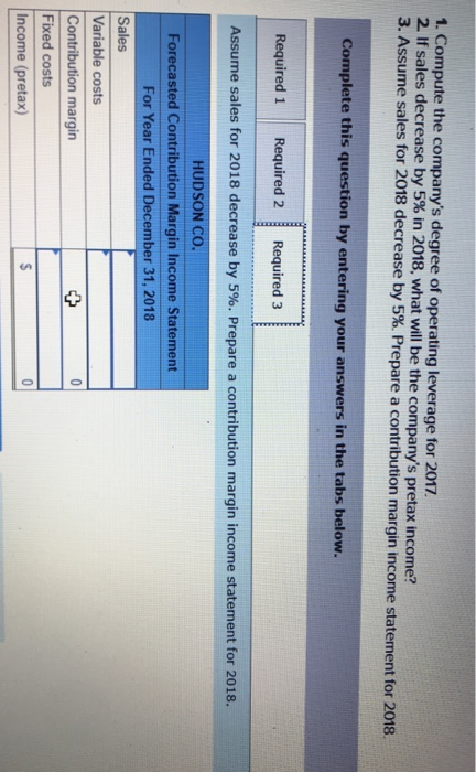 Variable costs (10,800 units at $210 each) Contribution margin Fixed costs Pretax