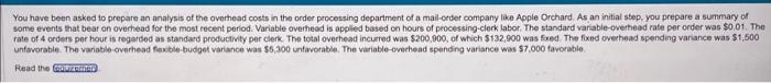 of input 3. Standard hours of input allowed for output achieved 4.