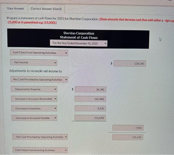 for 2025 was $128,140. No gains or losses were recorded in 2025.